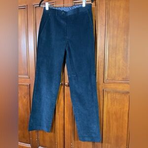 Lauren Ralph Lauren Women’s Corduroys P W30 X L30 Solid Blue Straight Cords Euc